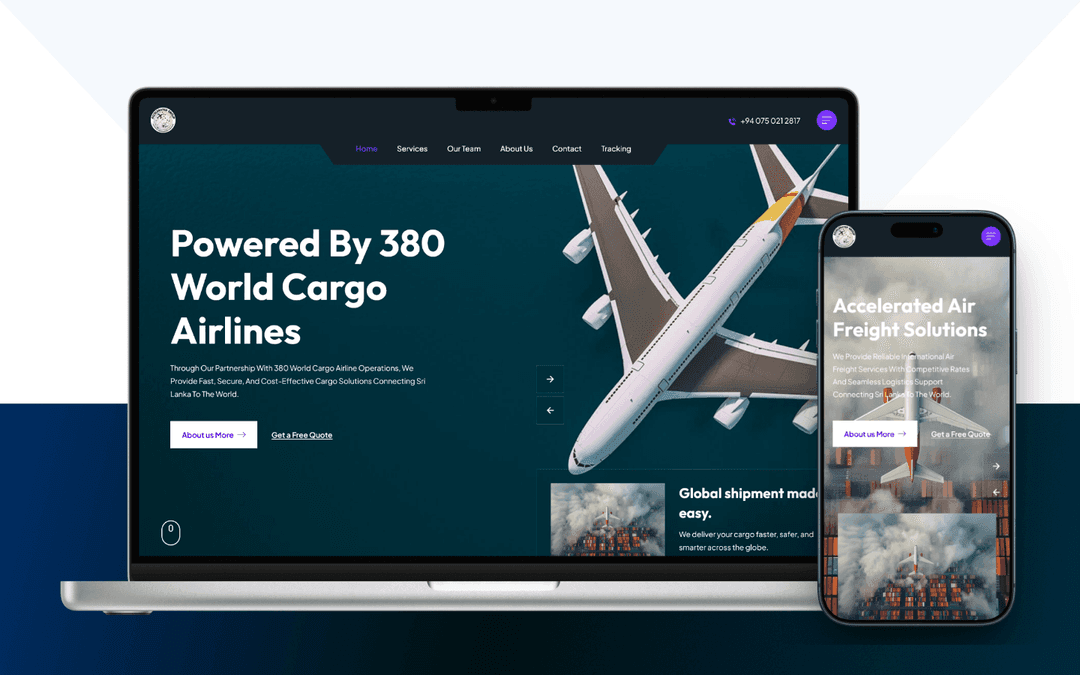 Acceleratedlk - Air Freight Solutions Website